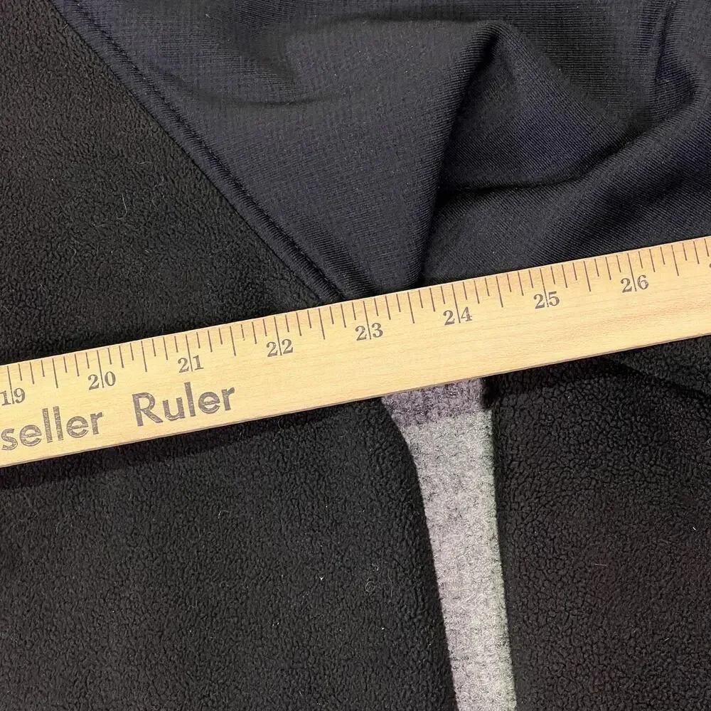 The North Face Jacket Mens Large Black Fleece Softshell Full Zip Pockets Outdoor